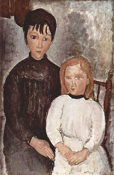 Amedeo Modigliani Zwei Madchen China oil painting art